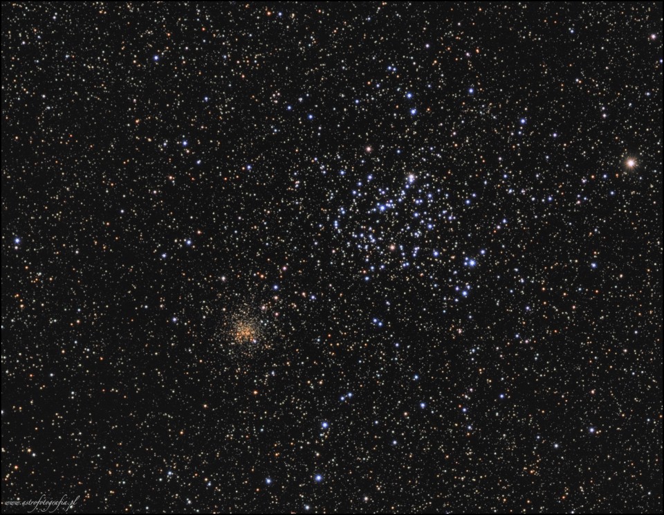M35 oraz NGC2158 – gromady w Bliźniętach
