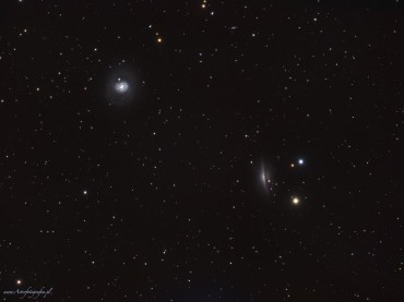 M77 + NGC1055