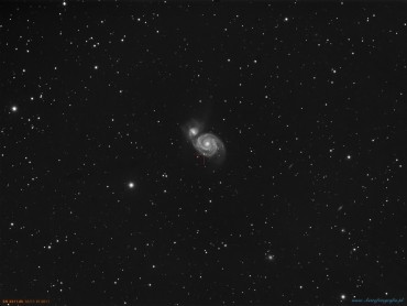 Jasna supernowa w galaktyce M51
