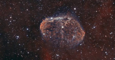 NGC6888 – mgławica półksiężyc Ha+OIII