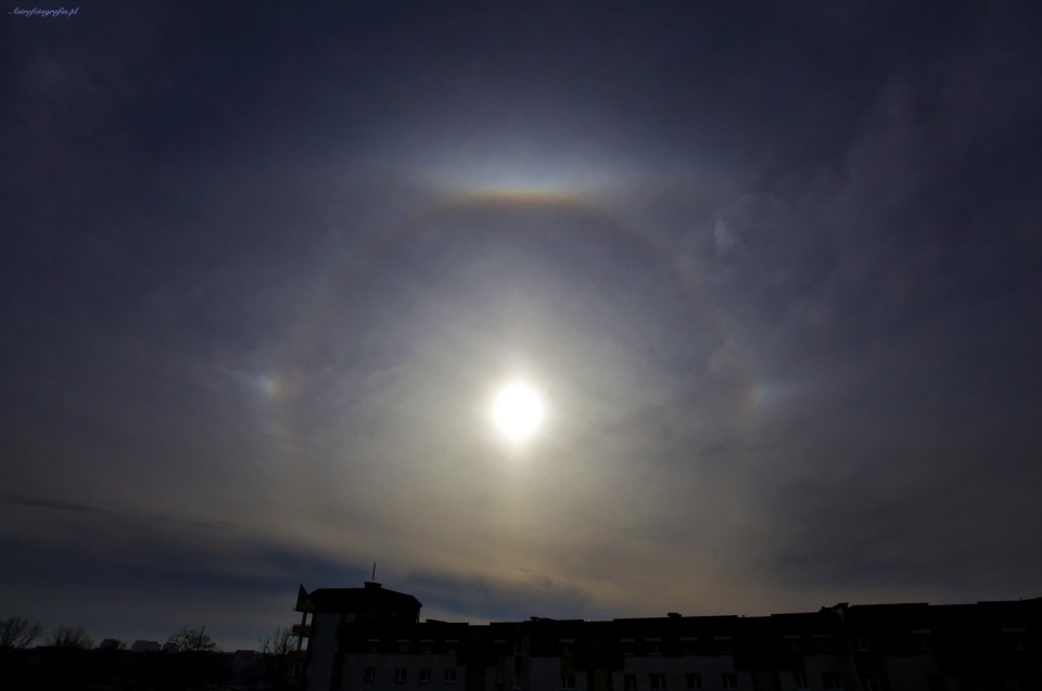 Niesamowite Halo Słoneczne