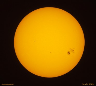 Potężna grupa plam na Słońcu – AR2192