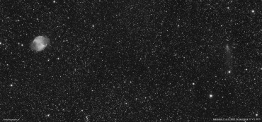 Kometa C/2015 F4 Jacques w parze z M27