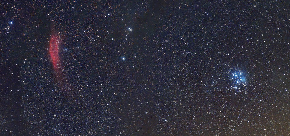 M45 + California – nadchodzi jesień