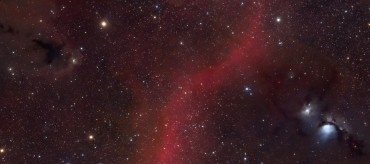 Messier 78 i jej pyłowo wodorowe okolice